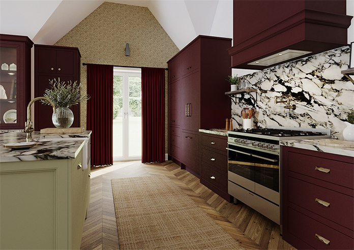 Kyoto Faux Silk, Holly - Made to Measure Curtains - Image 7